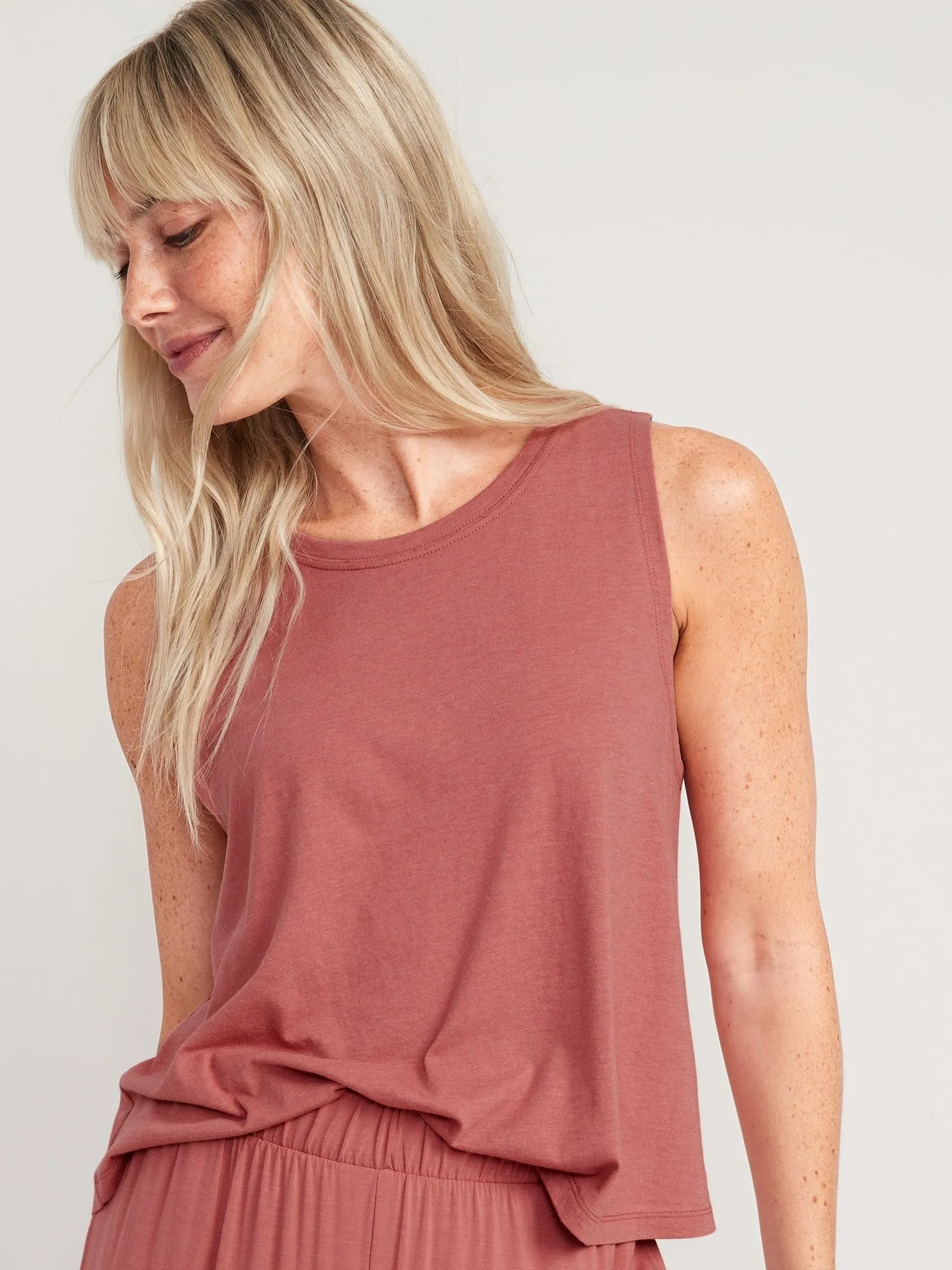 Sunday Sleep Pajama Tank Top for Women Old-Navy