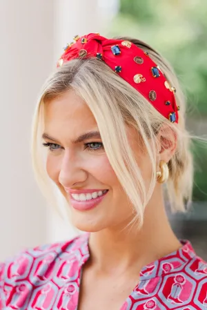 Take It To The Limit Red/Navy Headband
