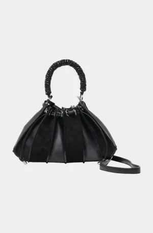 Toni East/West Pleated Crossbody Bag