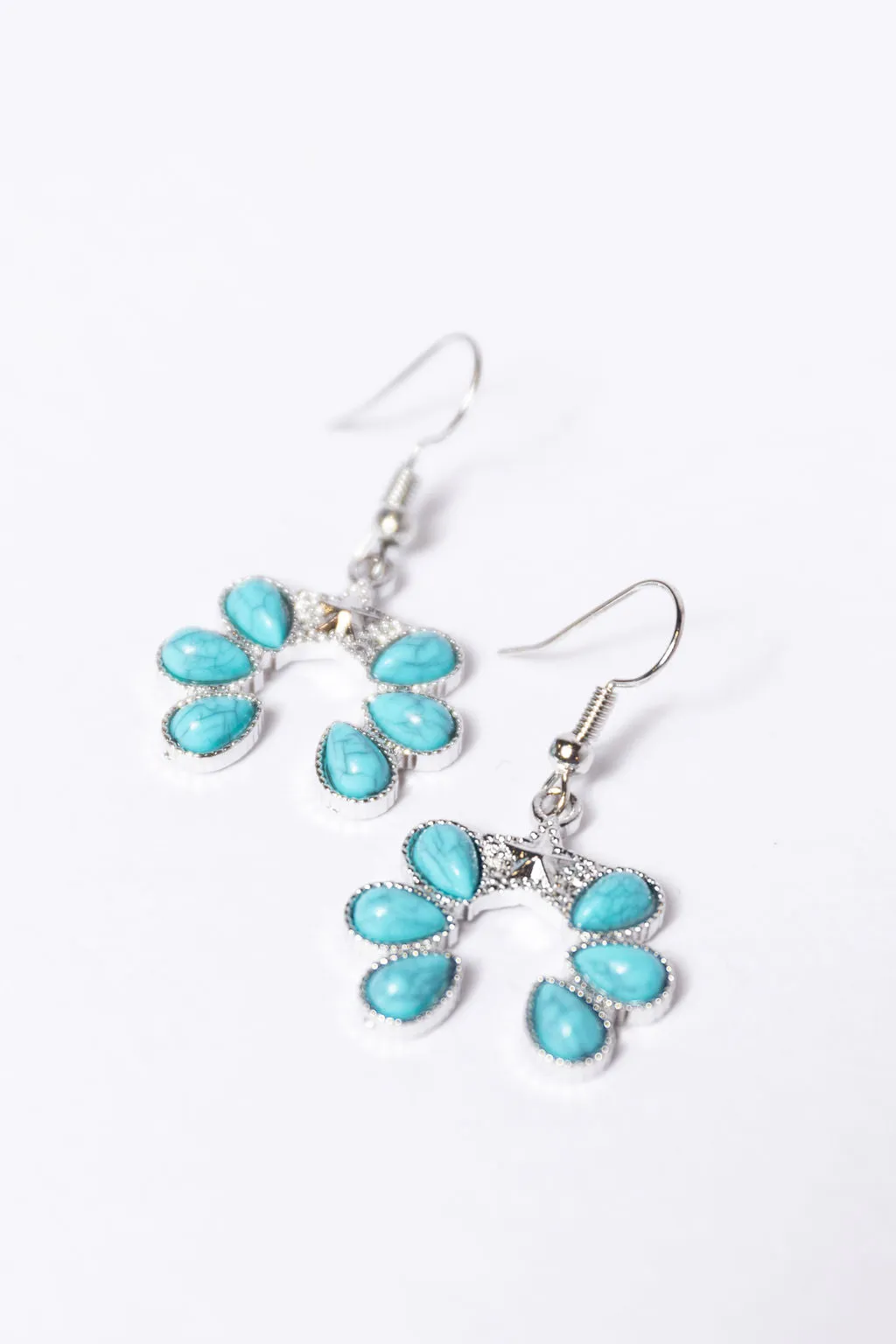 Turquoise Horseshoe Earrings SALE