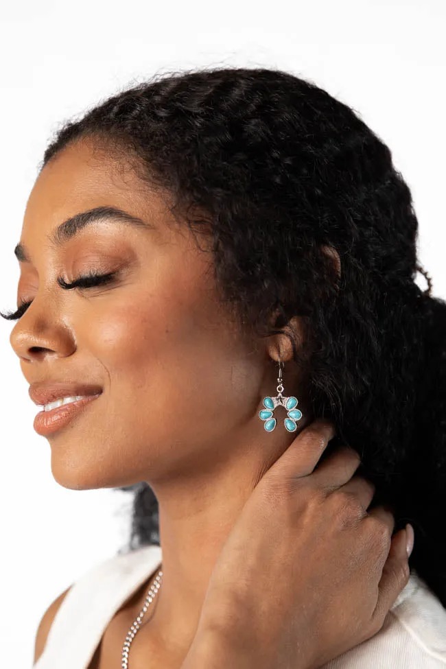 Turquoise Horseshoe Earrings SALE