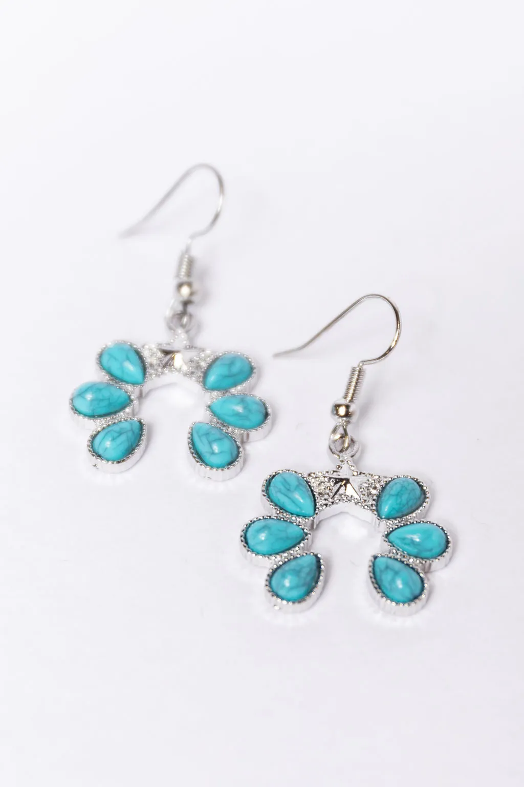 Turquoise Horseshoe Earrings SALE