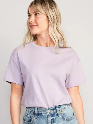 Vintage Slub-Knit T-Shirt for Women